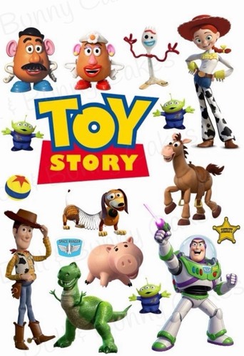 Toy story edible cake toppers - cake,