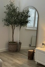 Large Frameless Arched