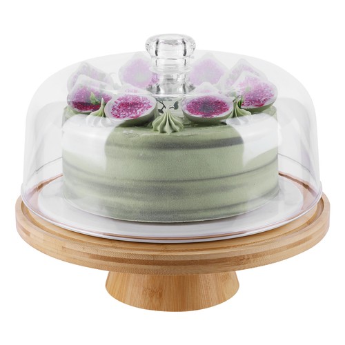 Cake stand with - stand, lid