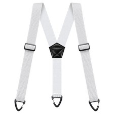 Men’s Heavy Duty Work Suspenders Y-Back 1.5 Inch Adjustable Clip Loop Straps