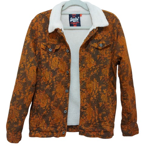 Superdry floral denim trucker - floral,