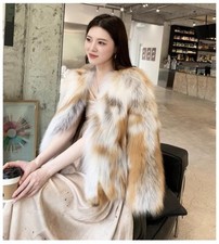 2024 Winter New Fox Fur Long Fur Coat Women's Luxury Thicken Warm Fox Fur Jacket