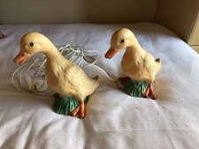 Vintage pair of Duck Lamps by Heico