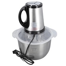 Stainless steel food processor - steel,