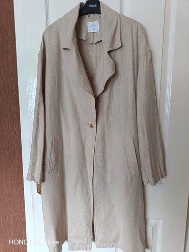 Beige trench coat - coat, women