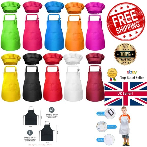 Children chef apron pinafore - -,