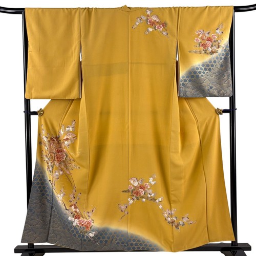 Japanese kimono yamaki homongi - japanese,