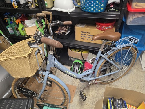 Forme vintage bike and - and, basket