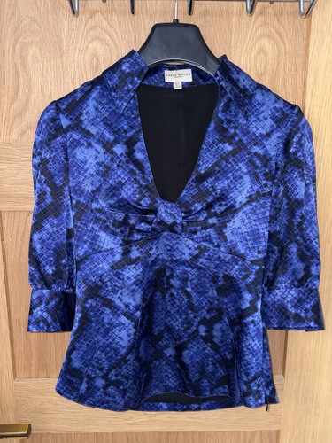 Blue snakeskin karen millen - blue,