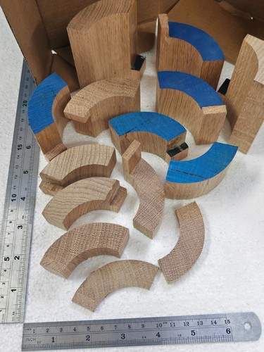 Mixed size oak - oak, offcut