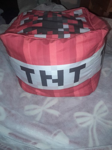 Minecraft tnt cube - tnt, pouf