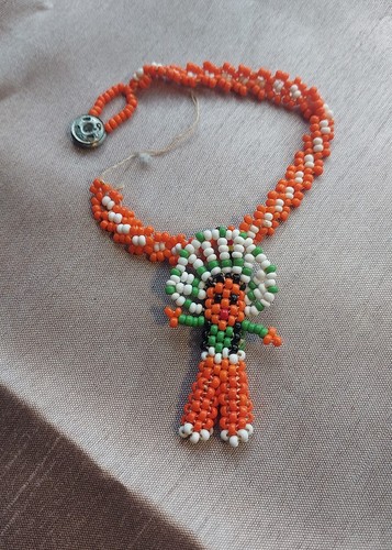 Native american fold - fold, beaded
