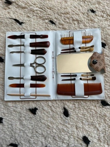 Vintage manicure make up set - make,