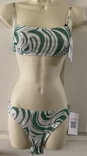Better Tan Animal print Multicolor  Tan-Through Bikini Set Size L New