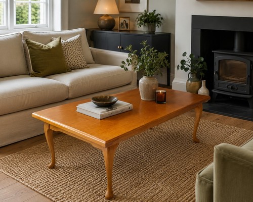 Elegant wooden coffee table - elegant,