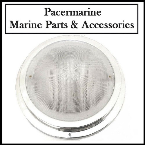 Silver plastic cabin light - silver,