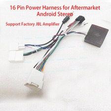 For Toyota Car Stereo Radio Power Harness Wire USB Cable Support JBL Amplifier