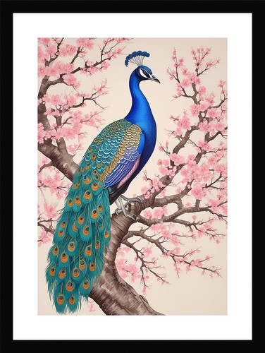 Beautiful peacock art - beautiful,