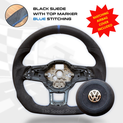 Suede steering wheel for - steering, vw