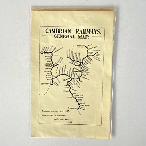 Cambrian railways general map - general,