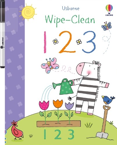 123 usborne wipe - 123, (usborne