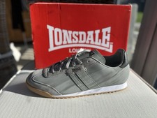Lonsdale Grey Leather Upper