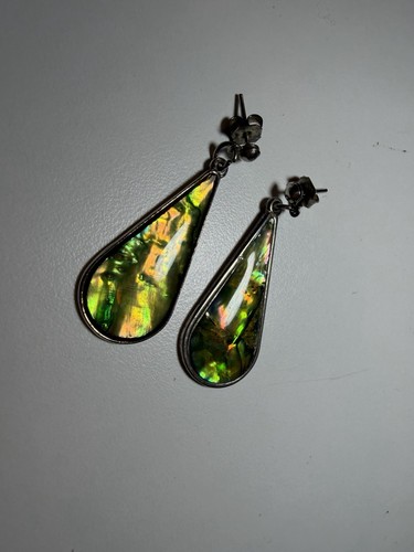 Vintage teardrop earrings - teardrop,