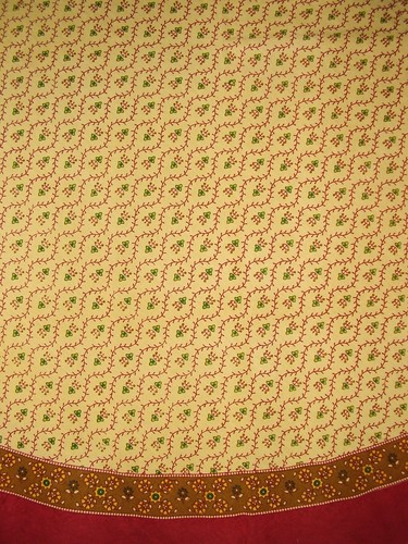 Buti print round - round, cotton