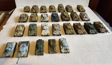 Bundle of 27  1:144 Scale Dragon and Takara WW2 Tanks Various