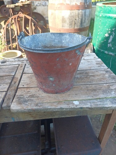 Nice vintage galvanised fire - nice,
