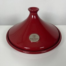 Emile Henry Tagine Tajine Red 26cm – Ceramic Moroccan Cooking Pot Slow Cook