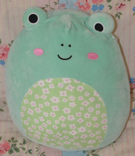 Squishmallows Wendy The Frog 12" Plush Soft Toy With Floral Belly Spring Easter