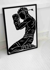 Muay thai boxing - thai, poster