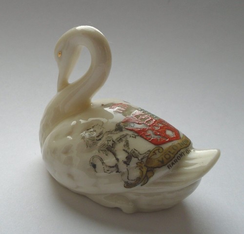 Arcadian crested china - arcadian, swan