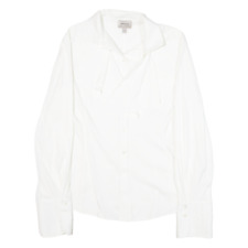 ARMANI COLLEZIONI Womens Formal Shirt White Long Sleeve L