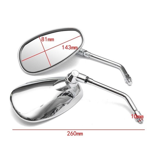 Pair alu chrome 10mm - alu,