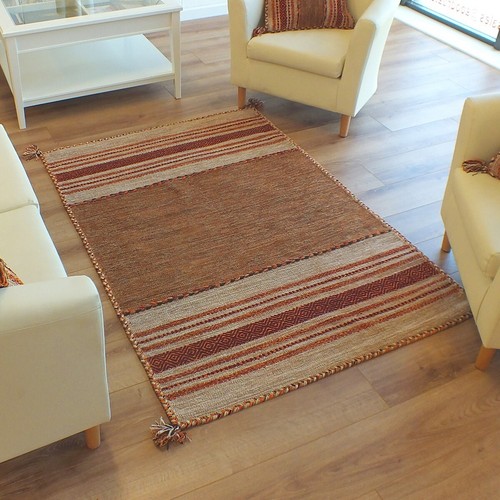 Kelim ethnic rug rust - kelim,