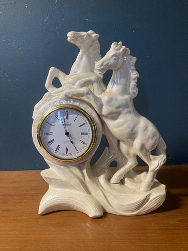 1970s ceramic horses - ceramic, hermle