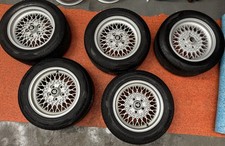 Jaguar  XJ40 XJS 16 in Lattice Wheels Tyres & Centre Caps Set Of 5 EXCELLENT