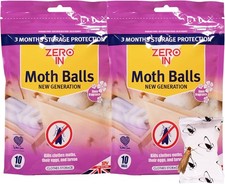 AMZ436 Moth Balls 10 Pack X2