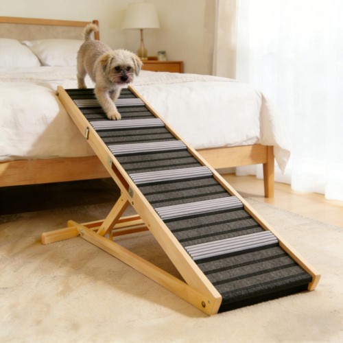 Extra wide dog ramp for - bed, &