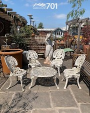 Set of 4 Cast Metal Garden