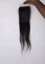 4X4 MIDDLE WAY PARTING HUMAN HAIR BODYWAVE LACE CLOSURE 16inch..