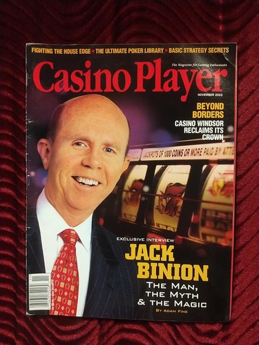 Casino player november 2002 - player,