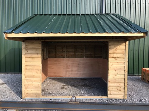 Timber mobile field shelter - timber,