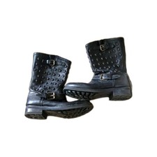 Ash Black Leather Skull