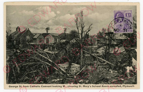 Montserrat ppc showing 1928 - montserrat,
