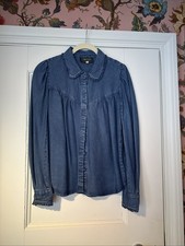 Wyse Chambray Blouse Size 2