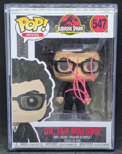 Jeff goldblum signed ian - dr,