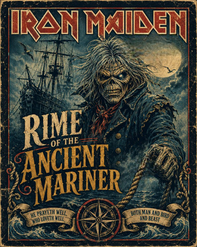 Iron maiden sew on - maiden,